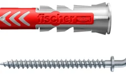 Fischer Nylon Plaatplug Pd 8Mm + Schroef 5St.