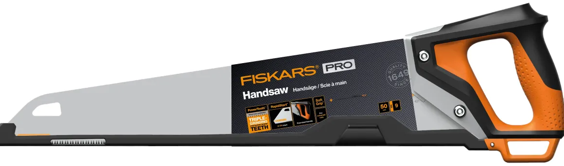 Fiskars Pro Handzaag Powertooth 50Cm 9Tpi