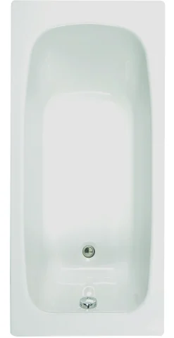 Flavis Plaatsbesparend Rechthoekig Bad - 140 X 70 X 55-58 Cm - Toplax®