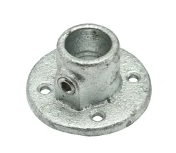 Flexfit Voetplaat Gegalvaniseerd Rond Diam. 28 Mm
