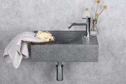 Fonteinset Cheops Natuursteen Wasbak 40 X 23 X 11 Cm