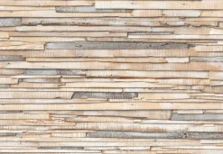 Fotobehang 'White Washed Wood Papier' 254 X 368 Cm
