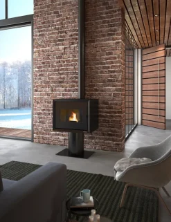 Freepoint Pelletkachel Modo 9X3Kw Luchtdicht