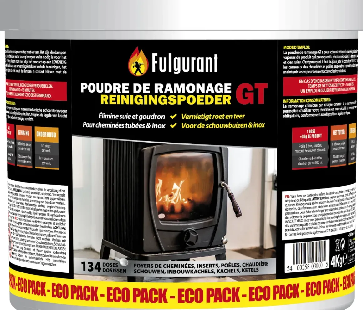 Fulgurant Reiningspoeder Roet- En Teervernietiger 4Kg
