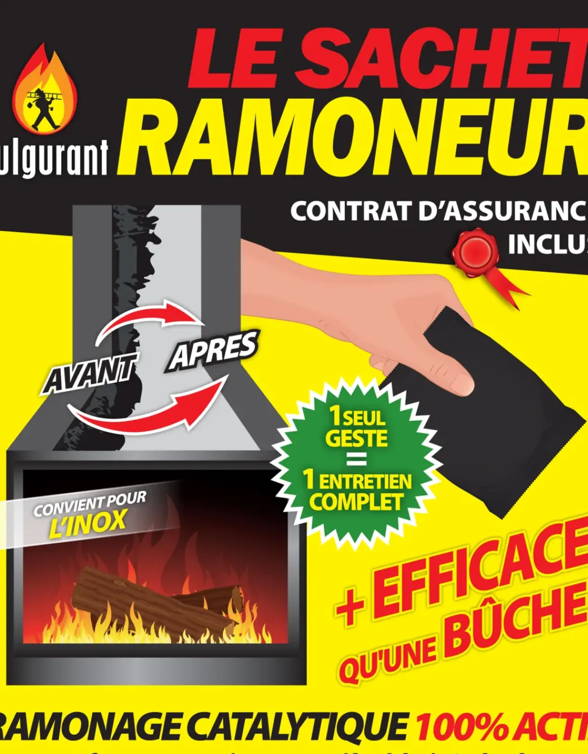 Fulgurant Roetreinigingszakje 300Gr