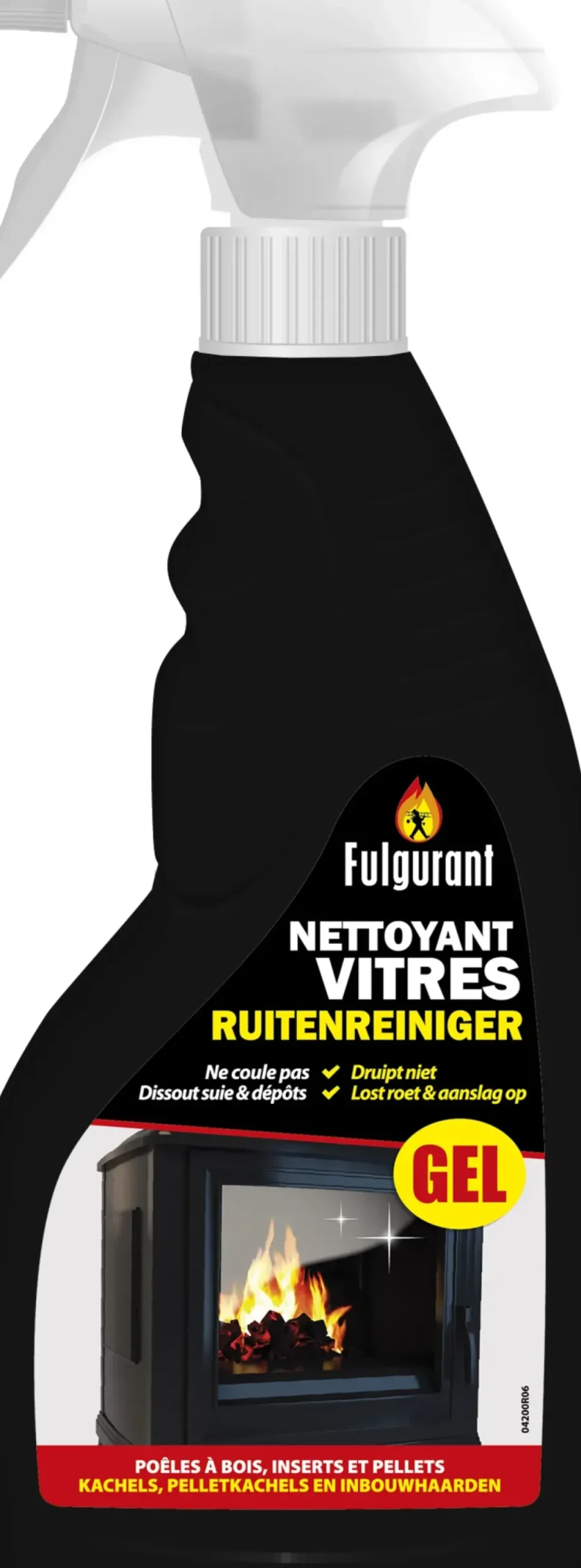 Fulgurant Ruitenreiniger Gel 450Ml Voor Kachels
