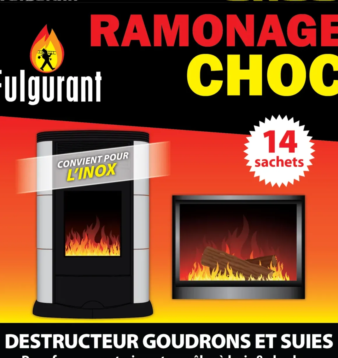 Fulgurant Teer- En Roetvernietiger 14 Zakjes 750Gr