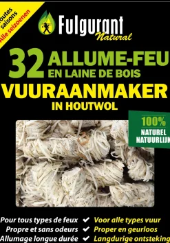 Fulgurant Vuuraanmaker Eco Houtwol