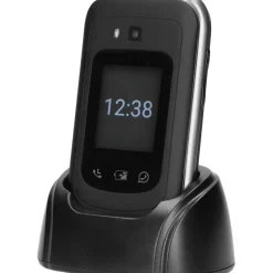 Fysic F25 - Eenvoudige Mobiele Klaptelefoon Voor Senioren Met Sos Noodknop, Zwart