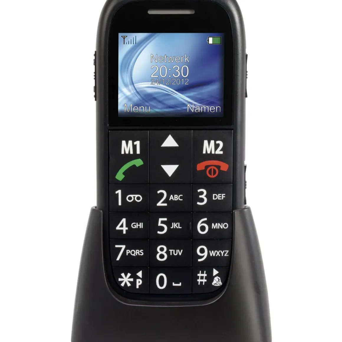 Fysic Fm-7500 Mobiele Telefoon Voor Senioren Met Noodknop, Zwart
