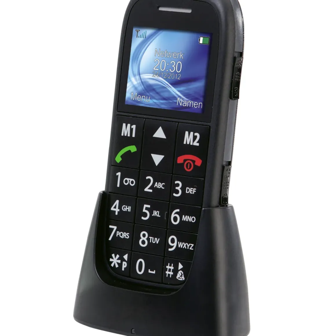 Fysic Fm-7500 Mobiele Telefoon Voor Senioren Met Noodknop, Zwart