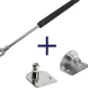 Gasveer Zwart - 600Mm - 300N - Inclusief Bevestigingen