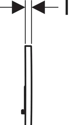 Geberit Bedieningspaneel Sigma 01 Voor Up320, Up720, Up300 En Up700 Inbouwreservoirs| 16,4X24,6Cm Mat Chroom