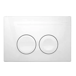 Geberit Bedieningspaneel Delta 25 Voor Up100 Inbouwreservoirs| 24,6X16,4X3,1Cm Glanzend Wit