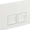 Geberit Bedieningspaneel Delta 50 Voor Up100 Inbouwreservoirs|Mat Wit