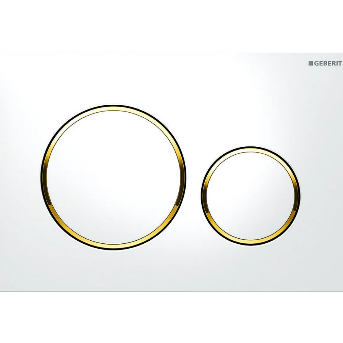 Geberit Bedieningspaneel Sigma 20 Voor Up320, Up720, Up300 En Up700 Inbouwreservoirs| 246X164Mm Goud/Wit
