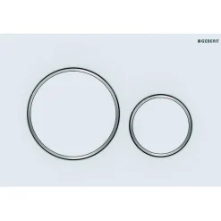 Geberit Bedieningspaneel Sigma 20 Voor Up320, Up720, Up300 En Up700 Inbouwreservoirs| 246X164Mm Mat Wit