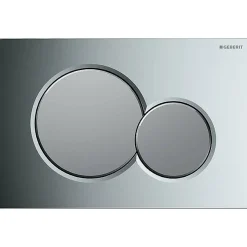 Geberit Bedieningspaneel Sigma 01 Voor Up320, Up720, Up300 En Up700 Inbouwreservoirs| 24,6X16,4X1,3Cm Verchroomd