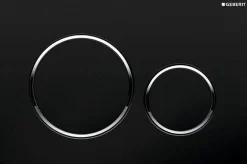 Geberit Bedieningspaneel Sigma 20 Voor Up320, Up720, Up300 En Up700 Inbouwreservoirs| Zwart/Mat