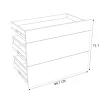 Geheel Van 1 Lade + 2 Korflades Keukenkast Modulo Nyl Opaalwit 90X72Cm