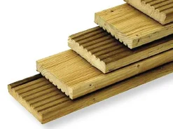 Geprofileerde Tuinplank Vuren Bruin 1,9X14X240Cm