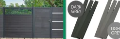 Giardino Lucca Wpc Planken Licht Grijs 3 Stuks