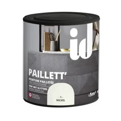 Glitterverf Paillett' 500Ml Nikkel