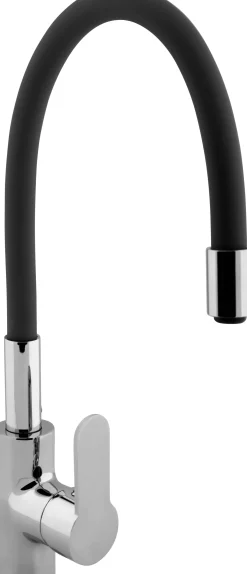 Go By Van Marcke Keukenkraan Play Met Zwarte Flexibele Uitloop