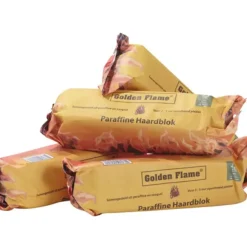 Golden Flame Haardblokken – 4 Stuks