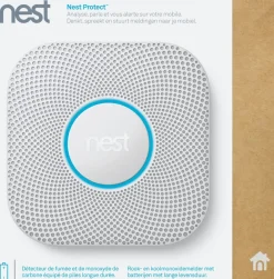 Google Nest Rook- En Koolmonoxidemelder Protect + Batterij