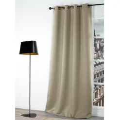 Gordijn Verduisterend Donker Beige 140X180Cm
