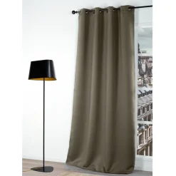 Gordijn Verduisterend Taupe 140X250Cm