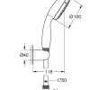 Grohe Doucheset 1 Straal Vitalio Start 100 Chroom