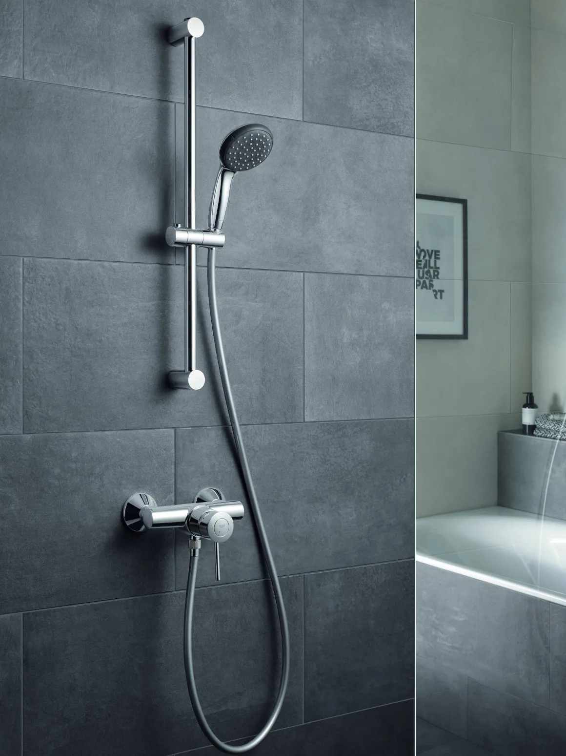 Grohe Doucheset Vitalio Start 100Mm 2 Stralen Chroom