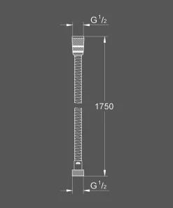 Grohe Doucheslang Rotaflex 175Cm Chroom