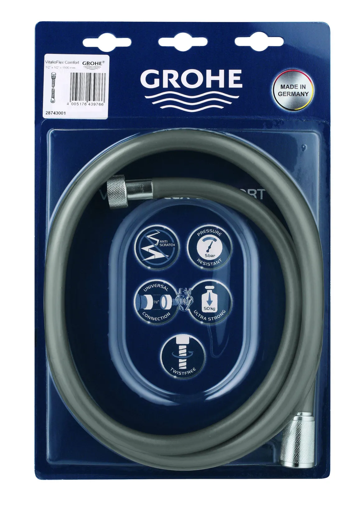 Grohe Doucheslang Vitalioflex 150Cm Chroom