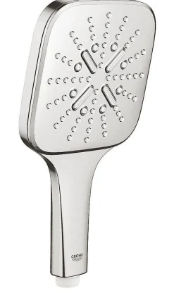 Grohe Handdouche Cube Rainshower Smartactive 130Mm Supersteel