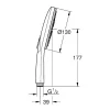 Grohe Handdouche Rainshower Smartactive O130Mm Supersteel