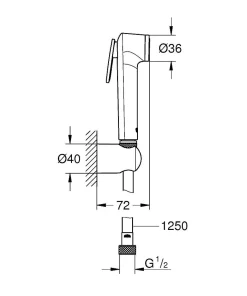 Grohe Handdouche Vitalio Trigger Spray Chroom
