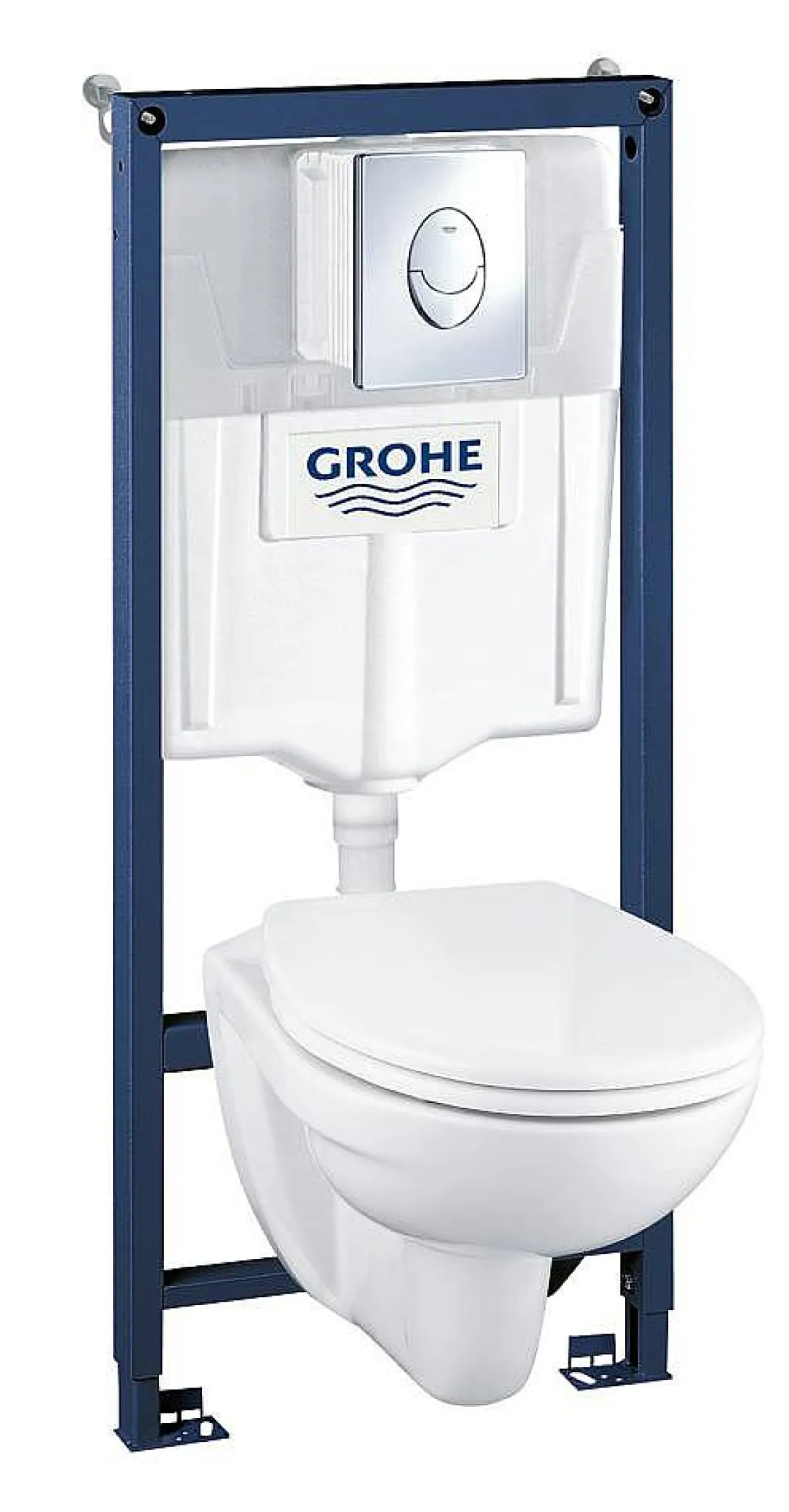 Grohe Inbouwreservoir Set Geo | Soft-Close Toiletzitting | Randloos Toiletpot