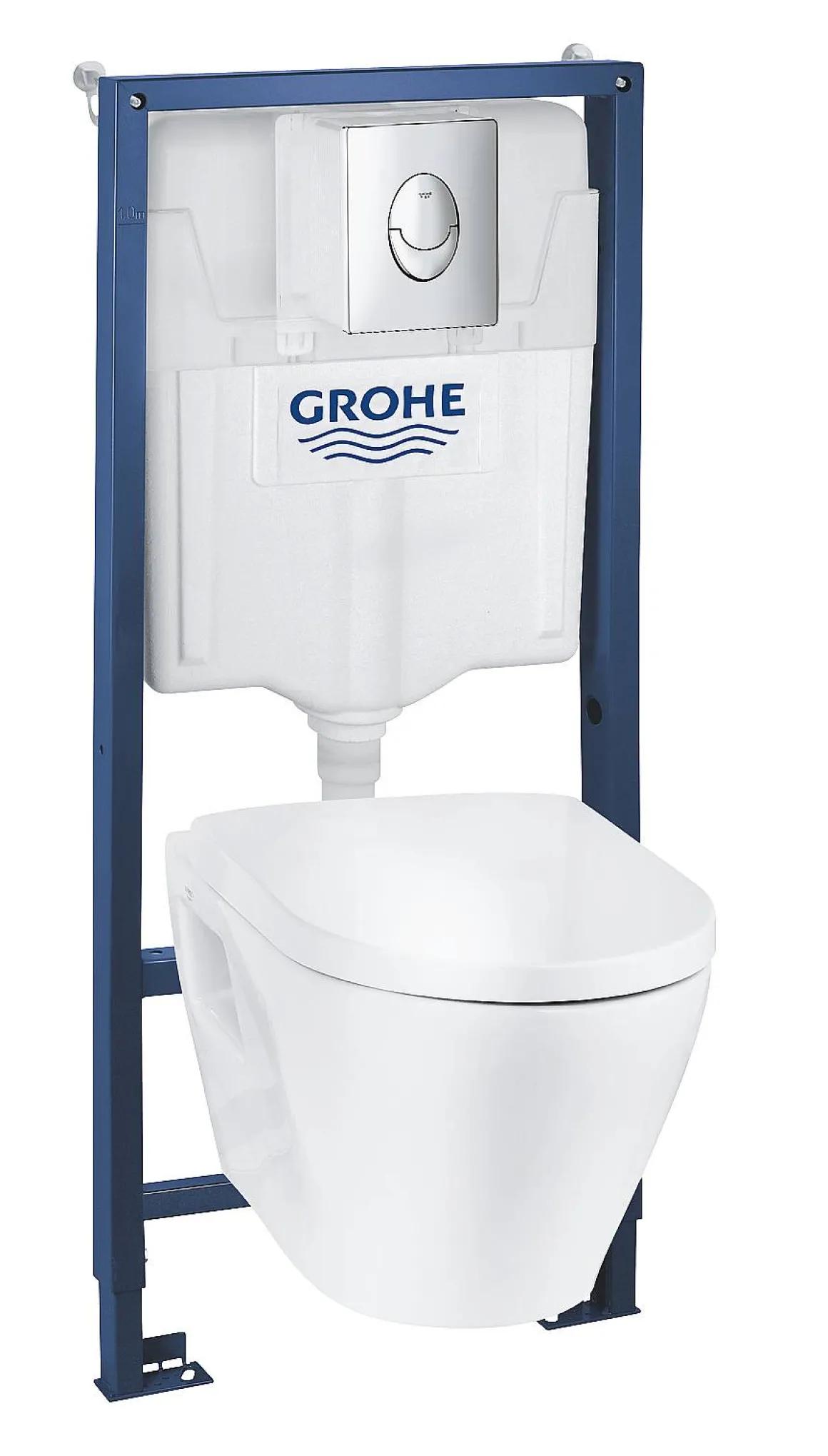 Grohe Inbouwreservoir Set Serel | Soft-Close Toiletzitting | Randloos Toiletpot