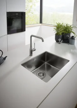 Grohe Keukenmengkraan Essence Hard Graphite Zwart Geborsteld