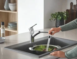 Grohe Quickfix Start Keukenmengkraan Met Uittrekbare Handdouche Chroom