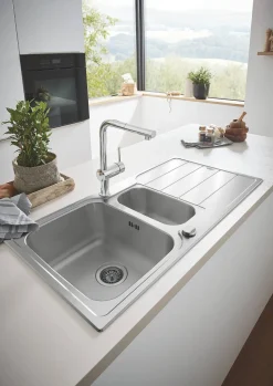 Grohe Spoelbak K500 Met Druiprek 970X500Mm Rvs