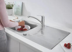 Grohe Spoelbak K500 Met Druiprek 1000X500Mm Rvs