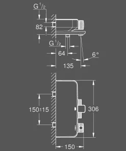 Grohe Thermostatische Bad En Douche_Mengkraan Smartcontrol Chroom