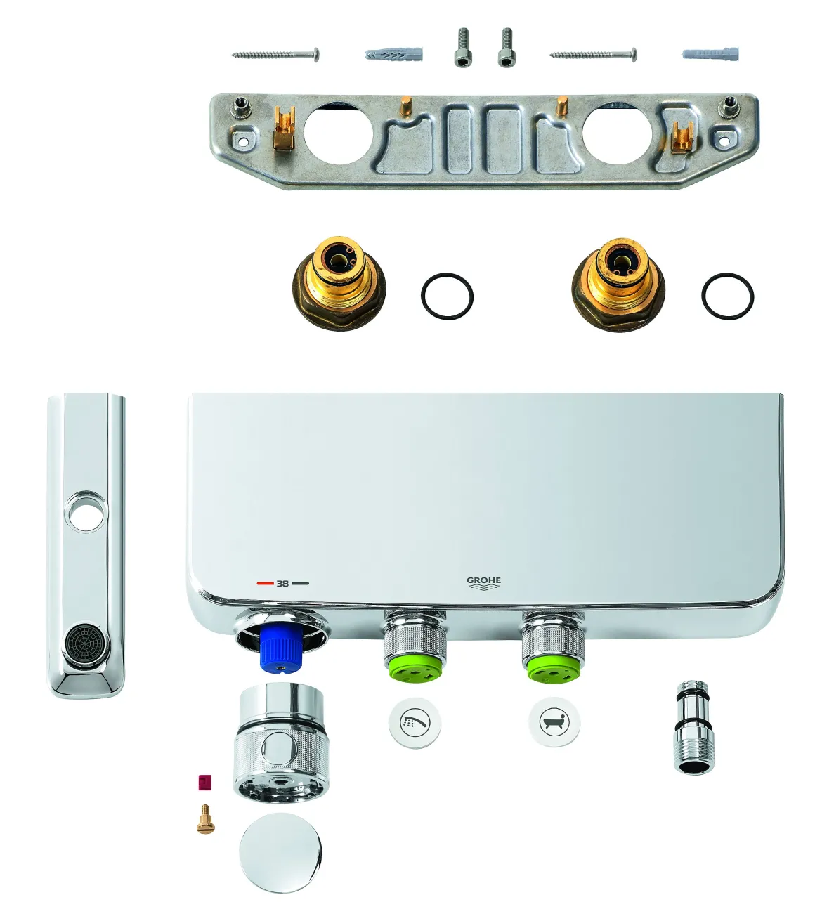 Grohe Thermostatische Bad En Douche_Mengkraan Smartcontrol Chroom