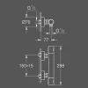 Grohe Thermostatische Douchemengkraan Grohterm 1000 Cosmopolitan M Donkergrijs Geborsteld