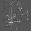 Grohe Toiletkraan Universal Supersteel/Rvs Look