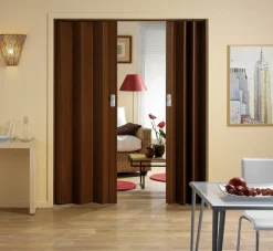 Grosfillex Vouwdeur Spacy Palissander 205X84Cm